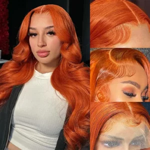 Ginger Orange 13x6 Human Hair Wig