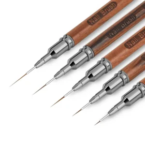 Wooden Nail Art Brushes for Thin Details